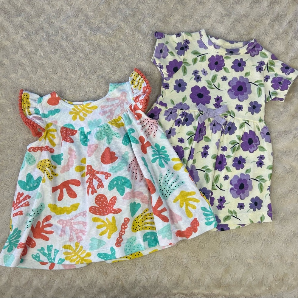 Baby Girl Dress Bundle Touched By Nature Organic Cotton Mac & Moon